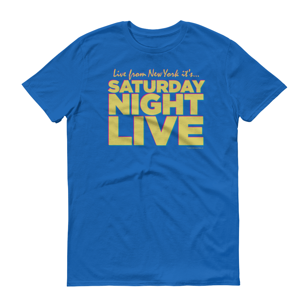Saturday Night Live Live from New York Men's Short Sleeve T-Shirt