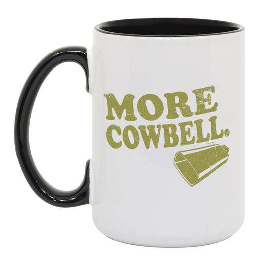 Saturday Night Live More Cowbell White and Black Mug