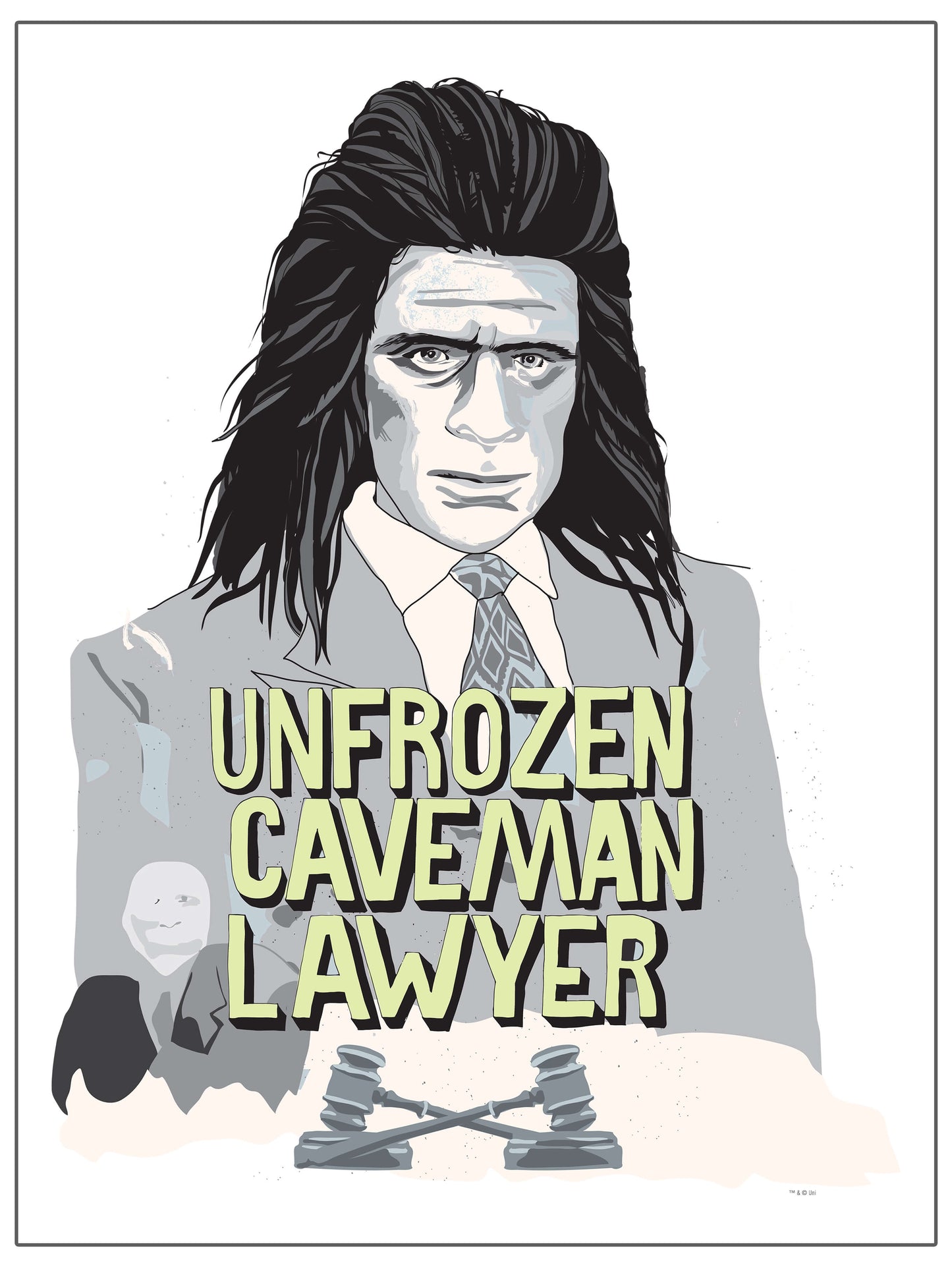 Saturday Night Live Unfrozen Caveman Lawyer Poster - 18x24