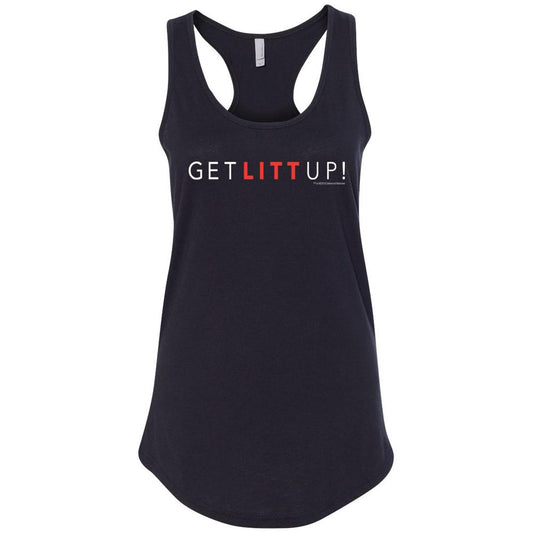 Suits Get Litt up!  Women's Racerback Tank Top