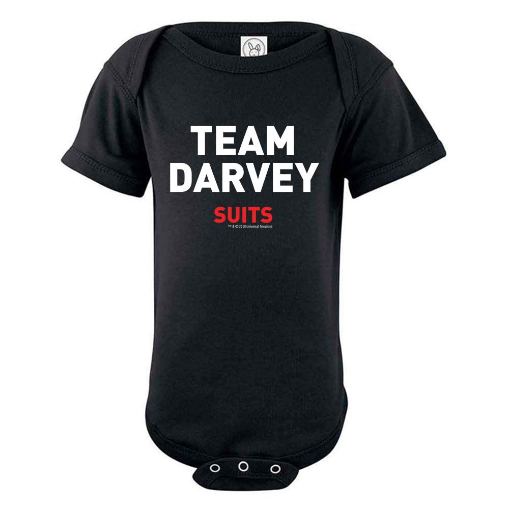 Suits Stacked Team Darvey Baby Bodysuit