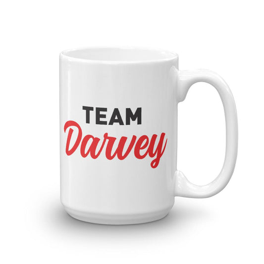 Suits Team Darvey White Mug