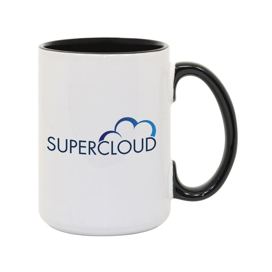 Superstore Supercloud White and Black Mug