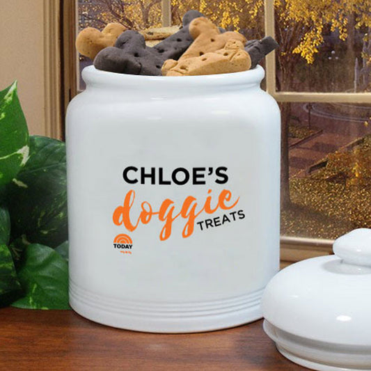 TODAY Personalized Doggie Treat Jar