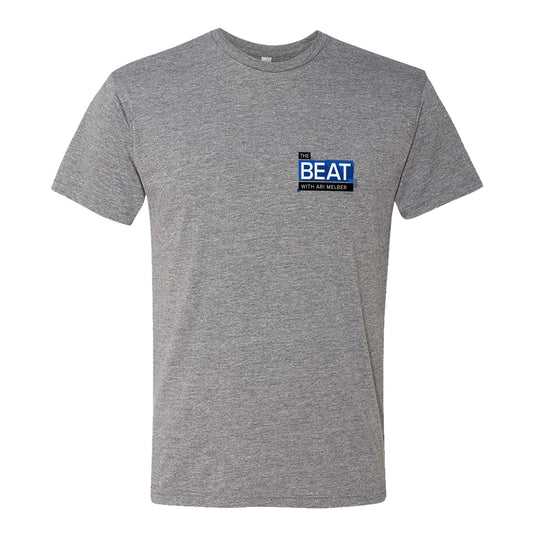 The Beat with Ari Melber Men's Tri-Blend Short Sleeve T-Shirt