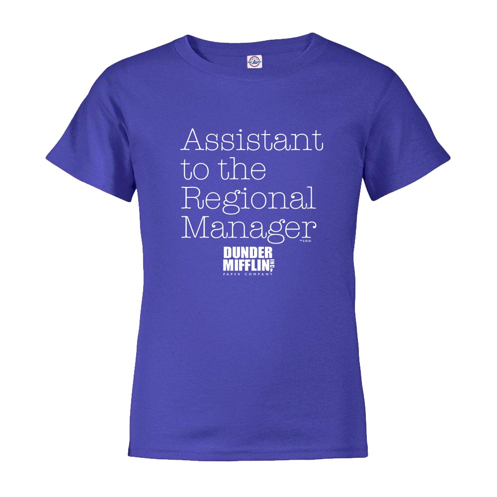The Office Regional Mgr/Asst. Regional Mgr Kids Short Sleeve T-Shirt