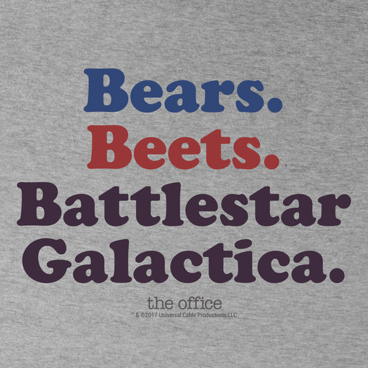The Office Bears. Beets. Battlestar Galactica Women's Tri-Blend T-Shirt