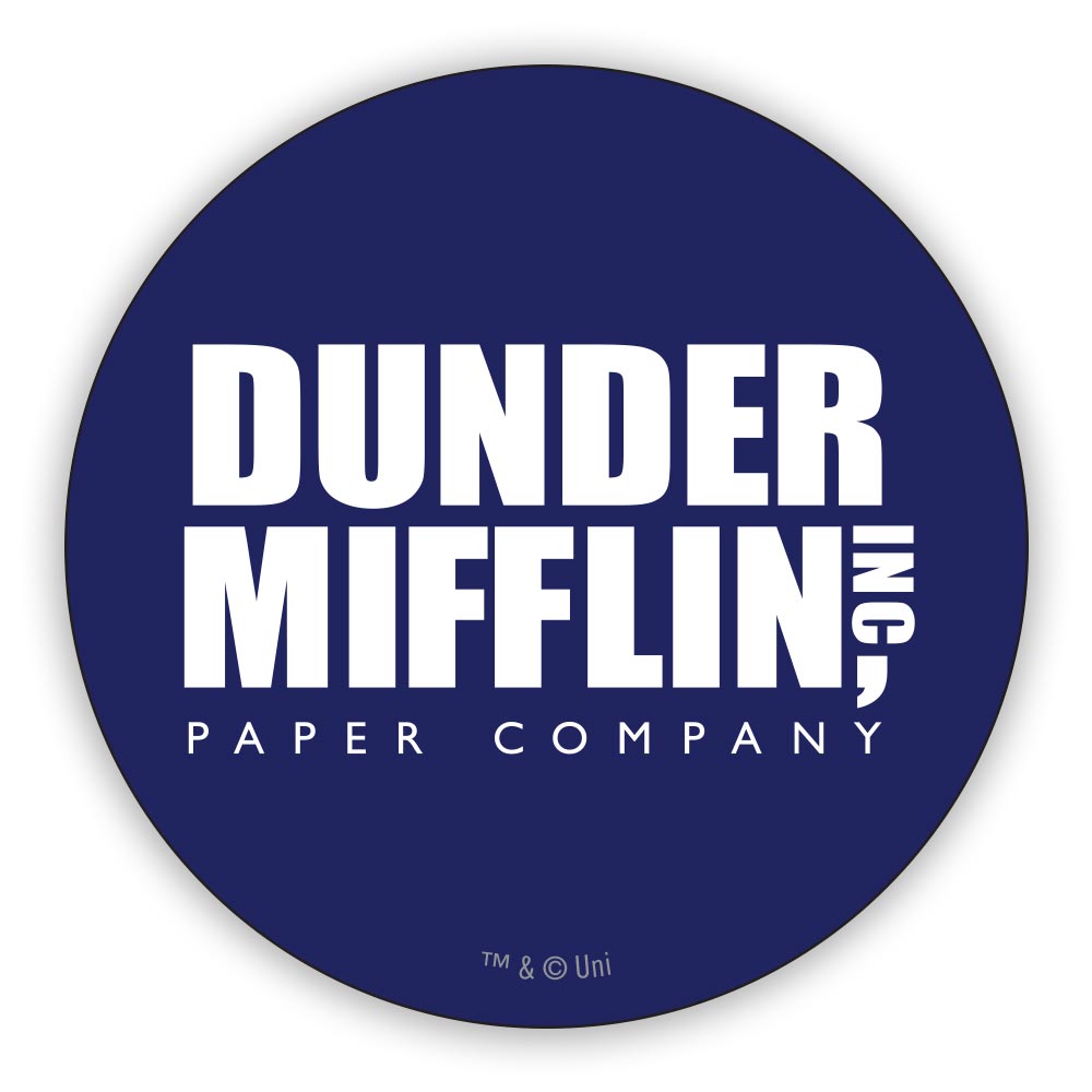 The Office Dunder Mifflin 2 1/2 Stickers - 96 Pack