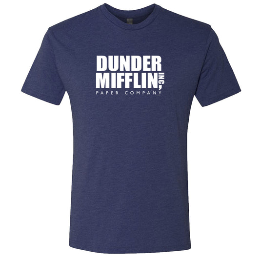 The Office Dunder MIfflin Men's Tri-Blend Short Sleeve T-Shirt