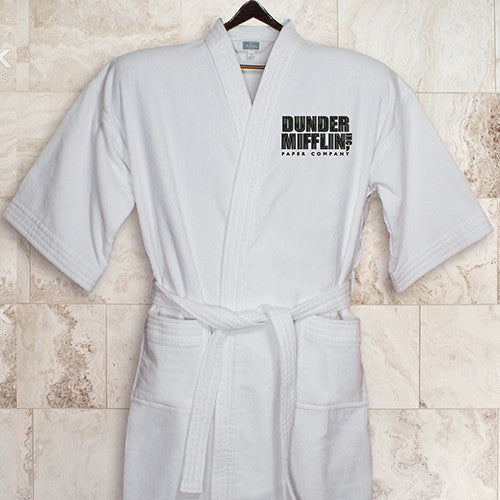 The Office Dunder Mifflin Embroidered Robe