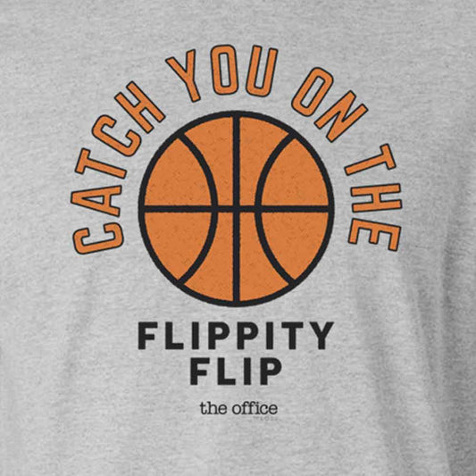 The Office Catch you on the Flippity Flip Men's Fitted Short Sleeve T-Shirt