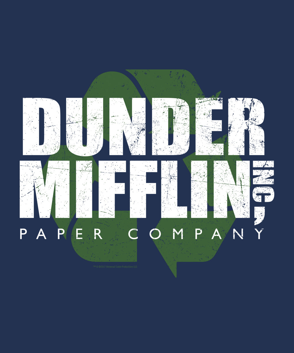 The Office Dunder Mifflin Recycle Adult Short Sleeve T-Shirt