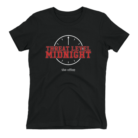 The Office Threat level Midnight Women's Short Sleeve T-Shirt