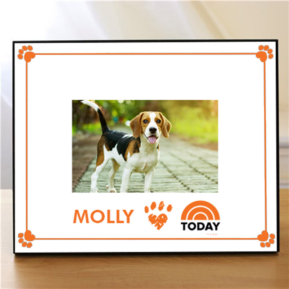 TODAY Pet Personalized Horizontal Picture Frame