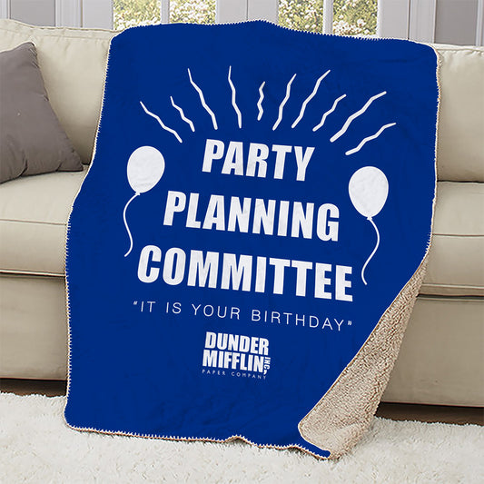 The Office Party Planning Committee Sherpa Blanket