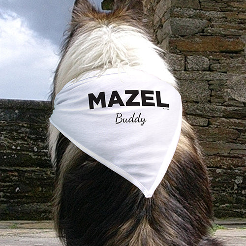 Watch What Happens Live Mazel Personalized Pet Bandana
