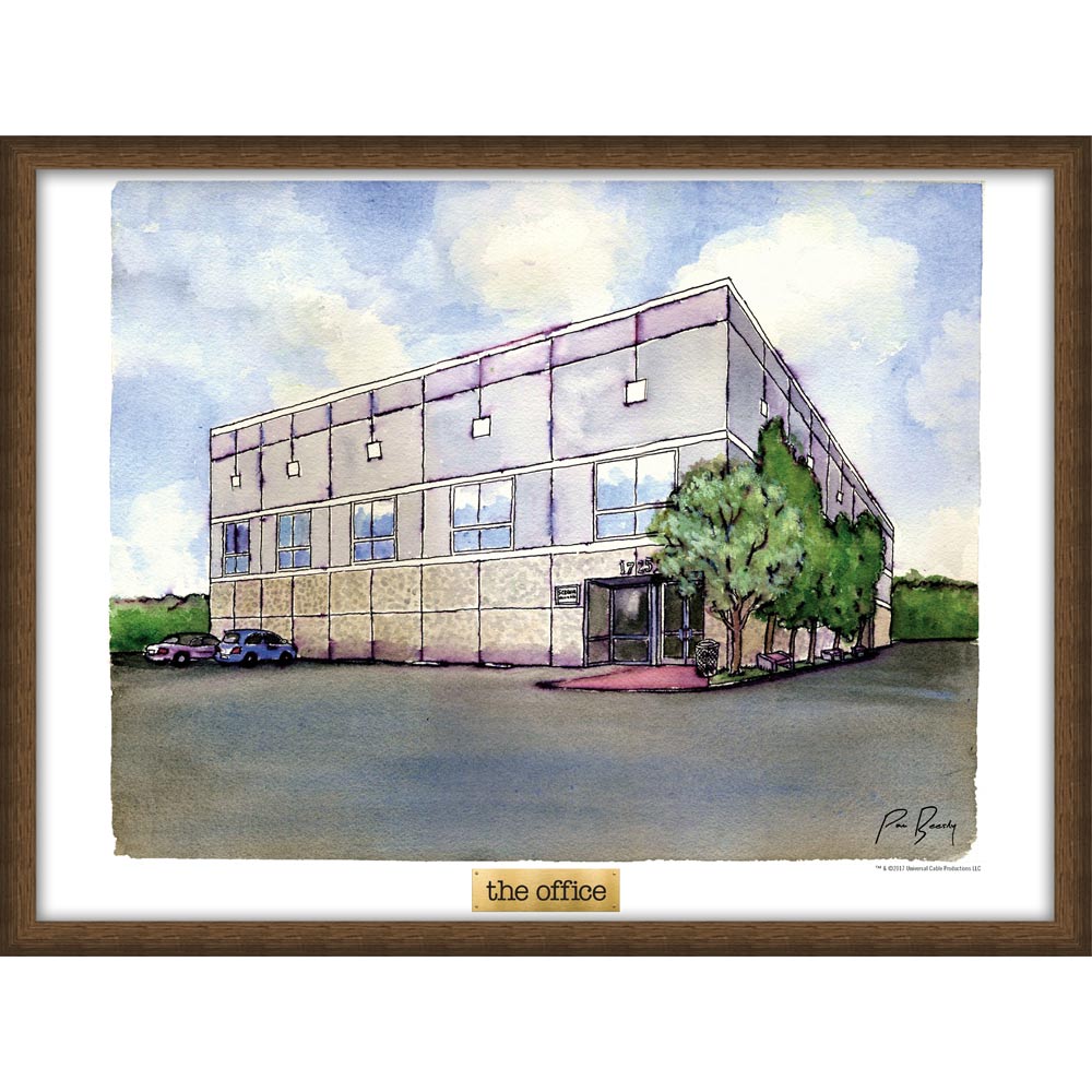 The Office Pam's Watercolor Poster - 18x24