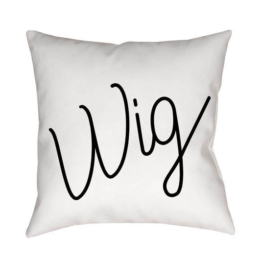 Wig Pillow - 16 X 16
