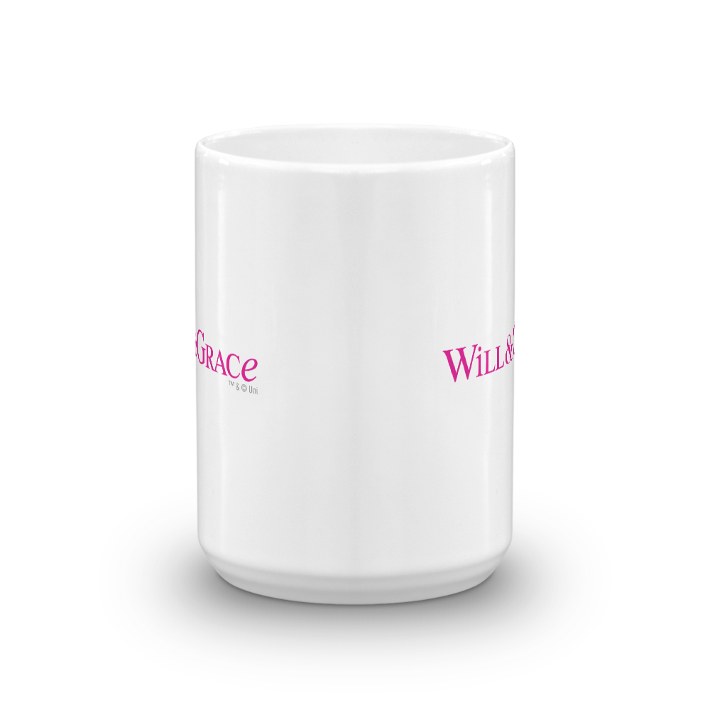 Will & Grace Logo White Mug